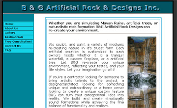 BG Artificial Rock Design